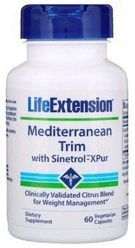 Life Extension Mediterranean Trim with Sinetrol-XPur 60 Veg Caps Зниження ваги 534607 фото