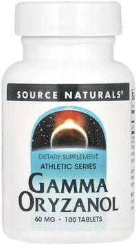 Source Naturals Gamma Oryzanol 60 mg - 100 Tablets 1452267 фото