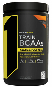 Rule 1 Train BCAAs + Electrolytes 450 g / 30 servings / orange 1156834 фото