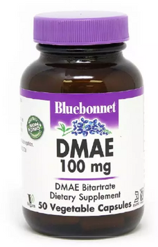 Bluebonnet Nutrition DMAE Диметиламиноэтанол 100 мг 50 растительных капсул 1052362 фото