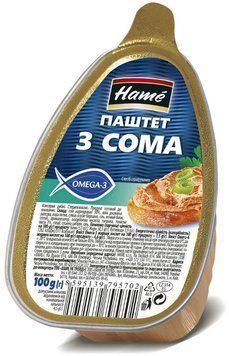 Паштет Hame из сома 100 г (8595139795702) 1081091 фото