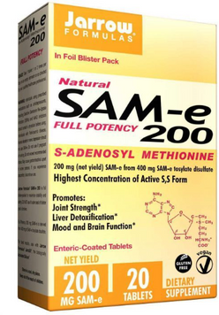Jarrow Formulas S-adenosyl S-Аденозилметионин 200 20 таб 1091388 фото