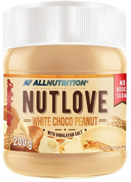 Кремова паста Allnutrition Nutlove 200 g / 8 servings / White Chocolate Peanut 1117200 фото