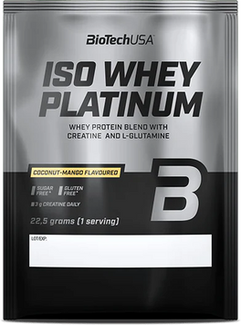 BiotechUSA Iso Whey Platinum 22,5 g coconut-mango 1478305 фото