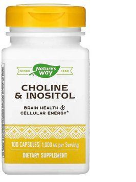 Nature's Way Choline & Inositol - 100 Capsules 1453445 фото