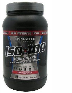 Протеин Dymatize ISO-100 725 g /24 servings/ Strawberry 416563 фото