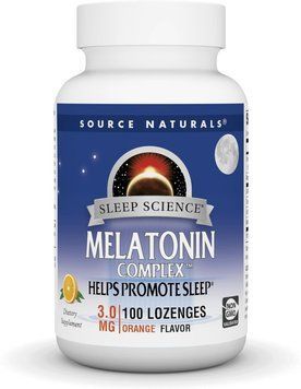 Source Naturals Sleep Science Melatonin Complex 3 mg - 100 lozenges Orange 1452205 фото