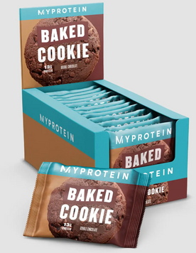 Протеиновое печенье Myprotein Baked Cookie 12x75g / 12 servings / Double Chocolate 1032654 фото