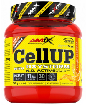 Предтренировочный комплекс AmixPro CellUP with Oxystorm Powder 348 g / 30 servings / crazy lolypop 1301224 фото