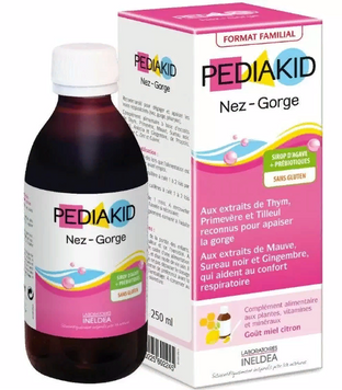 Pediakid Nose Throat Family Size Сироп горло-ніс для дітей 250 мл 842738 фото