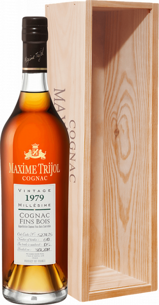 Коньяк Maxime Trijol cognac Fins Bois Vintage 1979 0.7л 40% (MAR3544680022565) 878085 фото