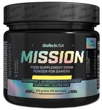 Предтренировочный комплекс BiotechUSA Mission 210 g / 10 servings / Orange-mango 1000780 фото