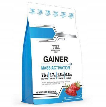 Гейнер Bodyperson Labs Gainer - 2000g Strawberry 1459642 фото