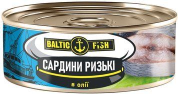 Сардины Baltic Fish Рижские в масле 240 г (4750897001289) 1330588 фото