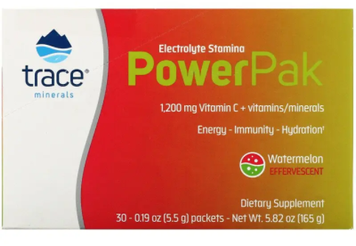 Trace Minerals Research Electrolyte Stamina Power Pak Электролиты со вкусом арбуза 30 пакетиков 883885 фото