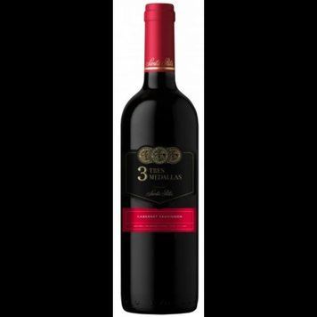 Вино Santa Rita Tres Medallas Cabernet Sauvignon червоне сухе 13% (0.75 л) (MAR7804330006717) 1150830 фото