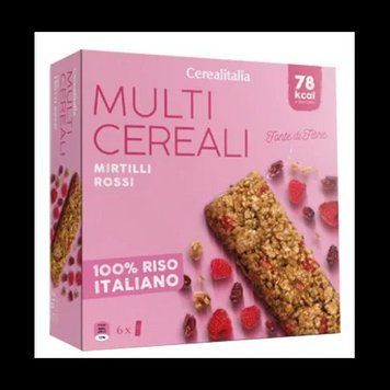 Батончик Cerealitalia мультизерновий Day By Day Червоні ягоди з вітамінами та мінералами 126 г (8010121021282) 1206554 фото