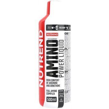 Амінокислота для спорту Nutrend Amino Power Liquid 500 ml /20 servings/ Unflavored 914090 фото