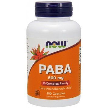 Now Foods Paba 500 mg Capsules 100 caps 416698 фото