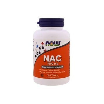 NOW Foods NAC 1000 mg 120 tabs (Ацетилцистеин) 417199 фото