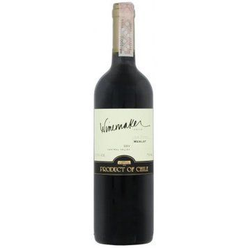 Вино Winemaker Merlot, червоне сухе, 0.75л 13% (DIS7808765713189) 1180446 фото