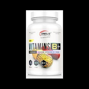 Genius Nutrition Vitamins B+ 60 caps / 60 servings 1021900 фото