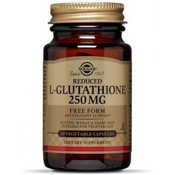Solgar Reduced L-Glutathione Free Form Солгар Глутатион пониженный 250 mg 60 Vegetable Capsules 498724 фото
