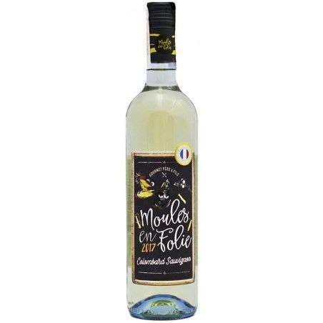Вино Moules en Folie Colombard-Sauvignon Blanc белое 0.75 л (WHS3500610126055) 818603 фото