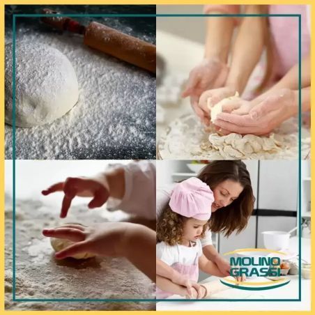 Мука Molino Grassi из мягких сортов пшеницы Torte e Biscotti Тipo 00 1 кг (8013971006324) 1187192 фото