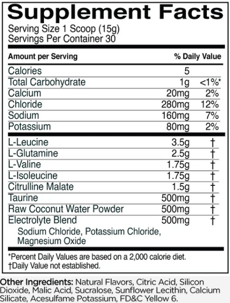 Амінокислота для спорту Rule 1 Train BCAAs + Electrolytes 450 g / 30 servings / orange 1156834 фото