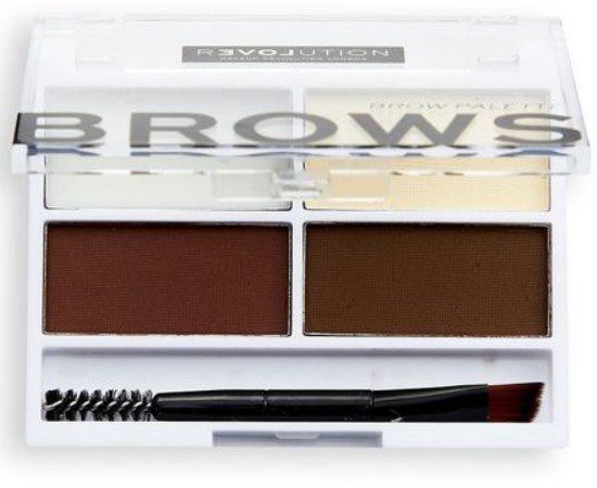 Revolution Relove Color Cult Brow Palette Dark Палетка для брів 3.2g 1191252 фото
