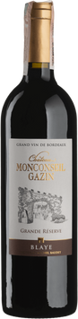 Вино Chateau Monconseil Gazin Grande Reserve красное сухое 0.75 л (BWT2206) 1246640 фото