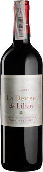 Вино La Devise de Lilian Ch&acirc;teau Lilian Ladouys червоне сухе 0.75л (BWR5959) 1078720 фото