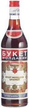 Вино ароматизоване Букет Молдови Червоний, солодке, 16% 0.5 л (PRV4840006000415) 957779 фото