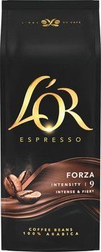 Кофе в зернах L'OR Espresso Forza 100% Арабика 1 кг (8711000400760) 1355186 фото