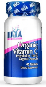 Haya Labs Natural Vitamin C from Organic Acerola Витамин С с Ацеролы 60 таблеток 1052811 фото