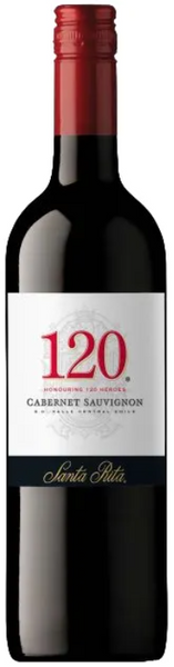 Вино Santa Rita 120 Cabernet Sauvignon Reserva Especial D.O. красное, сухое 13.5% (0.75 л) (7804330311101) 1151485 фото