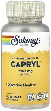 Solaray Capryl 2163 mg - 100 Veg Capsules 1452811 фото