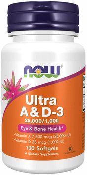 Now Foods Ultra A & D 25000/1000 - 100 sgels 1473185 фото