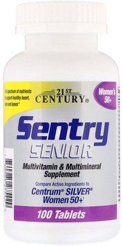 21st Century Sentry Senior Women's 50+, 100 Tablets 476629 фото