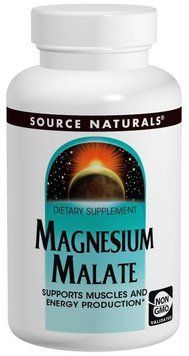 Source Naturals Magnesium Malate, 1250mg 180 Tab 417608 фото