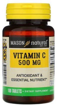 Mason Natural Vitamin C 500 mg Вітамін С 100 таблеток 937173 фото