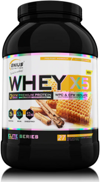 Протеин Genius Nutrition Whey-X5 900 g / 27 servings / Vanilla-Honey 1161094 фото