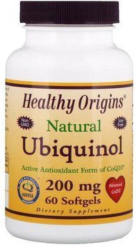 Healthy Origins Ubiquinol Kaneka Q + 200 mg 60 Softgel Убіхінол 534462 фото