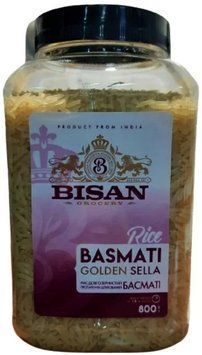 Рис Bisan Басматі Golden Sella 800 г (4820186122770) 1177271 фото