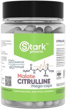 Амінокислота для спорту Stark Pharm Citrulline Malate 750mg - 120 Capsules 1457791 фото