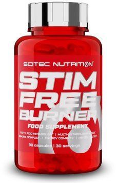 Жиросжигатель Scitec Nutrition Stim Free Burner 90 caps /30 servings 998740 фото
