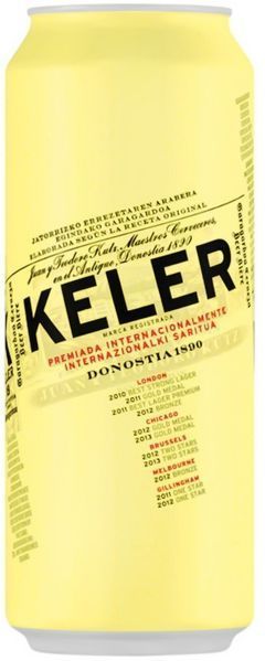 Упаковка пива Keler Lager, светлое фильтрованное, 6.5% 0.5л х 24 банки (EUR8410793186126) 1160200 фото