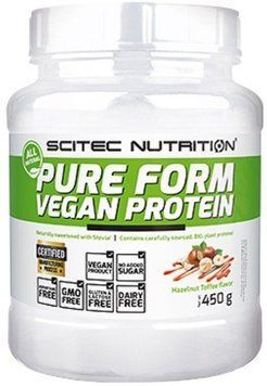 Протеин Scitec Nutrition Pure Form Vegan Protein 450 g /15 servings/ Hazelnut Toffee 517187 фото