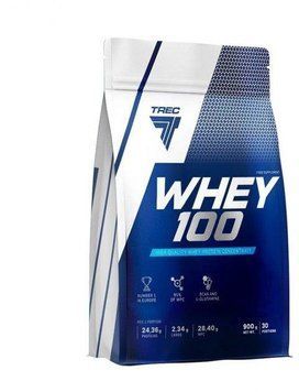 Протеин Trec Nutrition Whey 100 900 g / 30 servings / Chocolate 1038917 фото